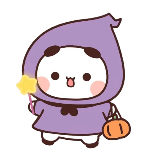 👻 Стикер «Bubu and Dudu Halloween» для Telegram