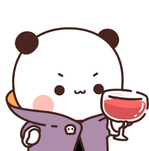 🍷 Стикер «Bubu and Dudu Halloween» для Telegram