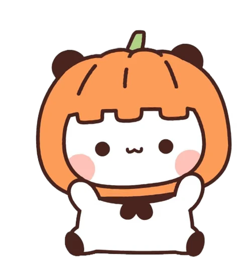🎃 Стикер «Bubu and Dudu Halloween» для Telegram