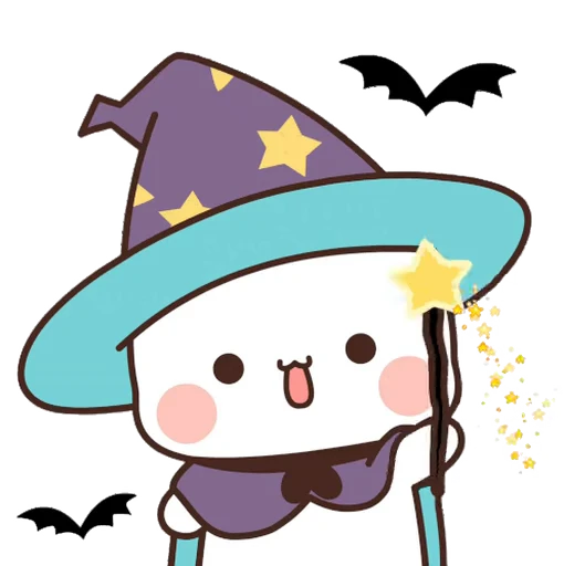 🦇 Стикер «Bubu and Dudu Halloween» для Telegram