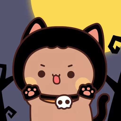 🎃 Стикер «Bubu and Dudu Halloween» для Telegram