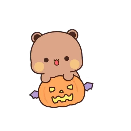 🎃 Стикер «Bubu and Dudu Halloween» для Telegram