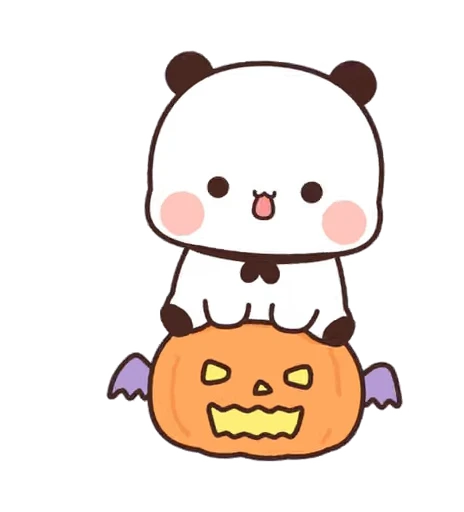 🎃 Стикер «Bubu and Dudu Halloween» для Telegram