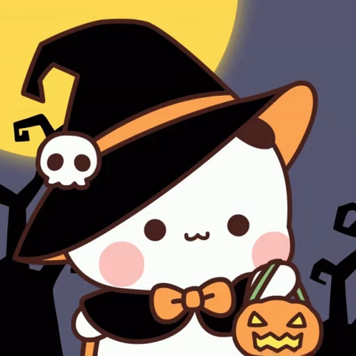 🎃 Стикер «Bubu and Dudu Halloween» для Telegram