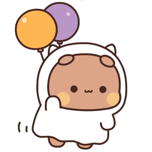 🎈 Стикер «Bubu and Dudu Halloween» для Telegram