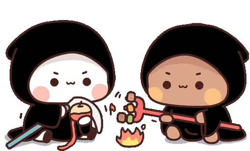 🔱 Стикер «Bubu and Dudu Halloween» для Telegram