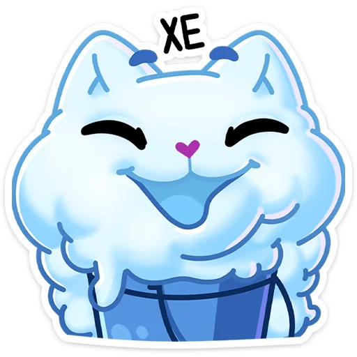 😅 Стикер «И второй стиль - Котялок в ведёрке» для Telegram