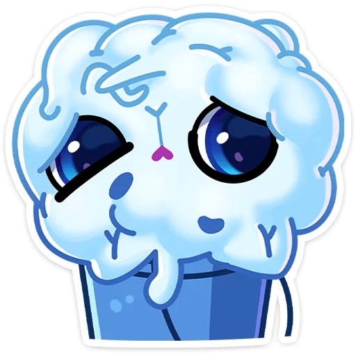 🥺 Стикер «И второй стиль - Котялок в ведёрке» для Telegram