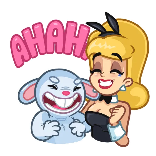 Стикерпак Bucky & Becky для Telegram