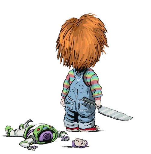 🔪 Стикер «Buddi™ Child&;s Play 2019» для Telegram
