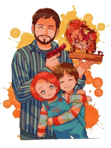 👨‍👨‍👦‍👦 Стикер «Buddi™ Child&;s Play 2019» для Telegram