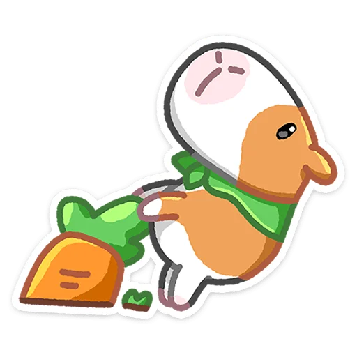 😵 Стикер «Бутончик» для Telegram