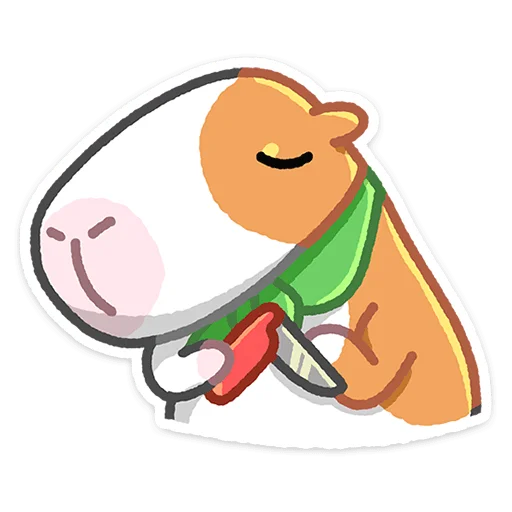 🔪 Стикер «Бутончик» для Telegram