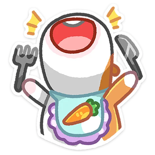 🍴 Стикер «Бутончик» для Telegram
