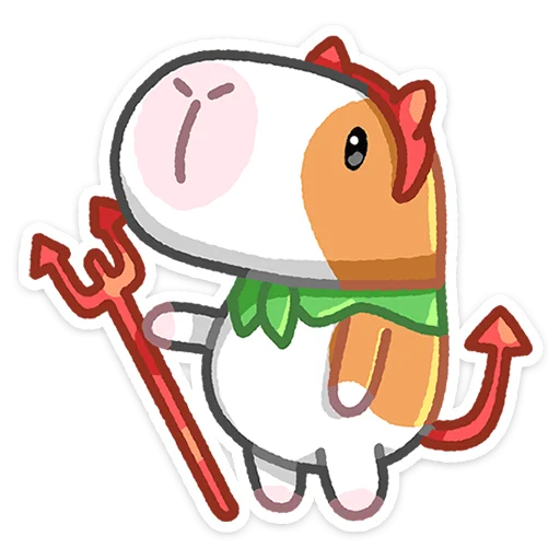 😈 Стикер «Бутончик» для Telegram