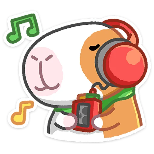 🎧 Стикер «Бутончик» для Telegram