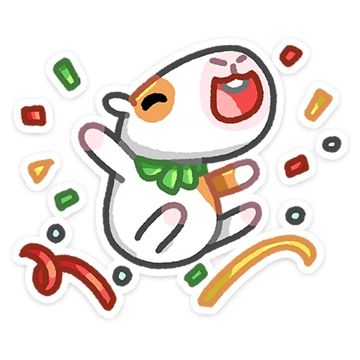 🥳 Стикер «Бутончик» для Telegram