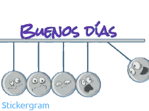 🌞 Стикер «Buenos días/noches» для Telegram