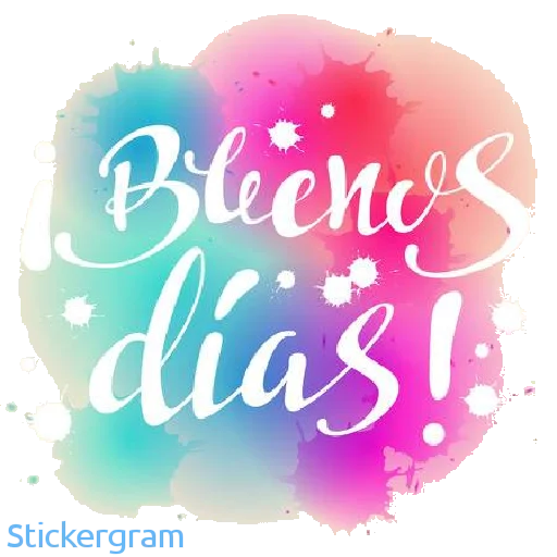 ☀️ Стикер «Buenos días/noches» для Telegram