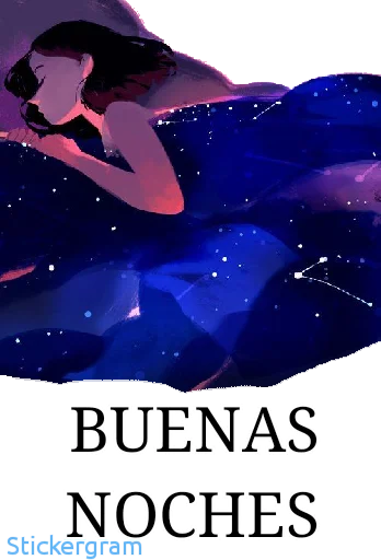 😴 Стикер «Buenos días/noches» для Telegram