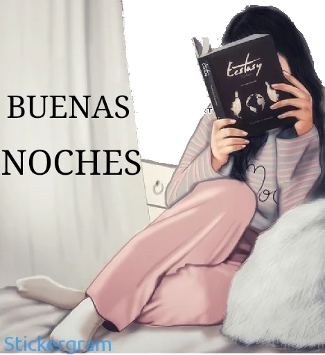 💤 Стикер «Buenos días/noches» для Telegram