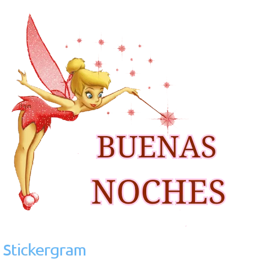 💤 Стикер «Buenos días/noches» для Telegram