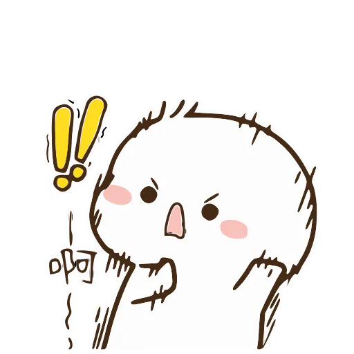 😱 Стикер «Cute» для Telegram