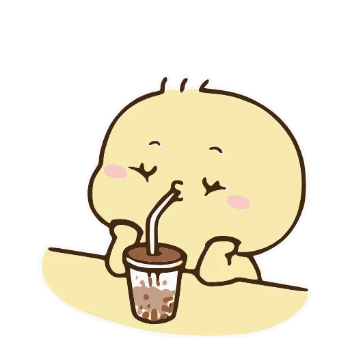 🍹 Стикер «Cute» для Telegram