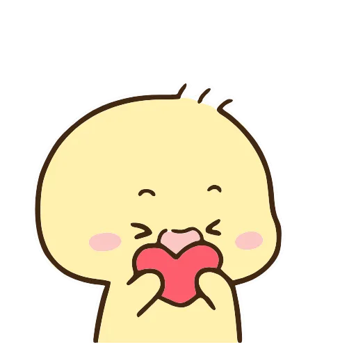 💞 Стикер «Cute» для Telegram