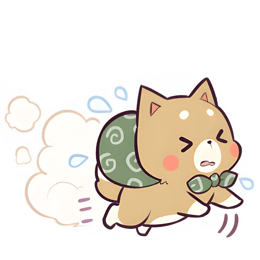 😣 Стикер «Красивый щенок» для Telegram