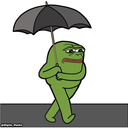 😓 Стикер «Bugado Pepe - 1K» для Telegram