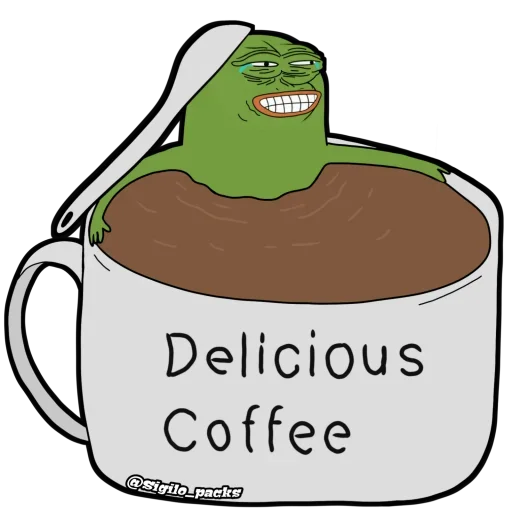 😂 Стикер «Bugado Pepe - 1K» для Telegram