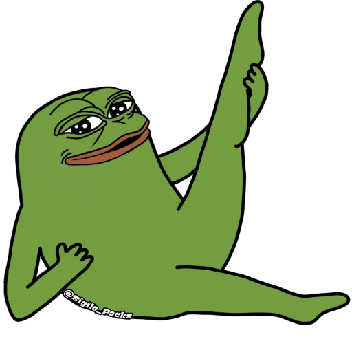 😏 Стикер «Bugado Pepe - 1K» для Telegram