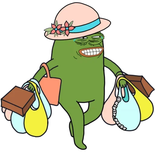 Стикерпак Bugado Pepe - 1K для Telegram