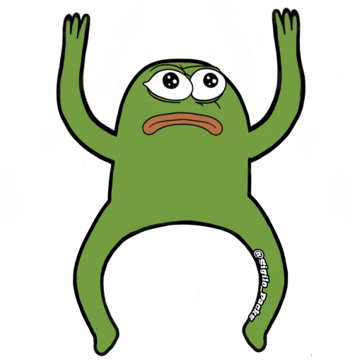 😳 Стикер «Bugado Pepe - 1K» для Telegram