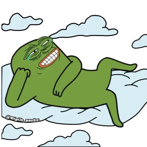 😂 Стикер «Bugado Pepe - 1K» для Telegram