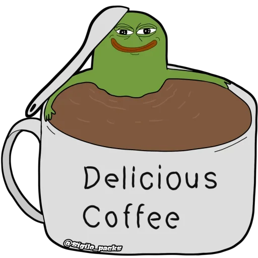 😏 Стикер «Bugado Pepe - 1K» для Telegram