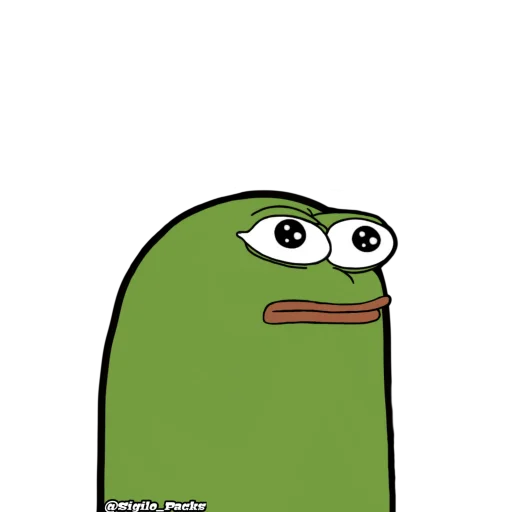 😐 Стикер «Bugado Pepe - 1K» для Telegram