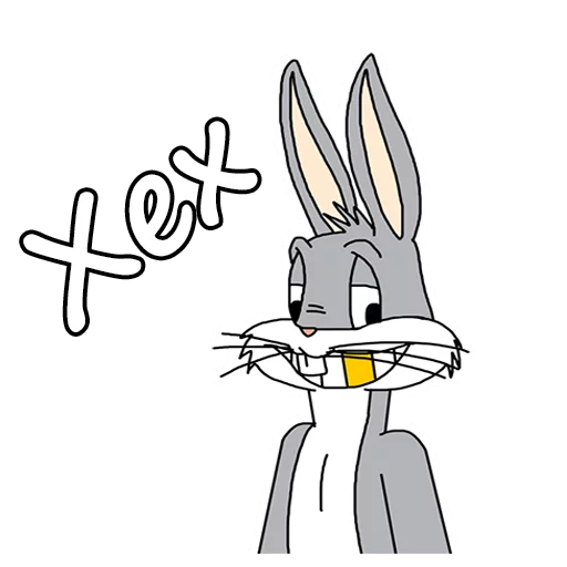 😃 Стикер «Багз Банни» для Telegram