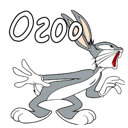 😵 Стикер «Багз Банни» для Telegram