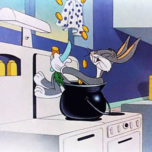 🥘 Стикер «Bugs Bunny» для Telegram