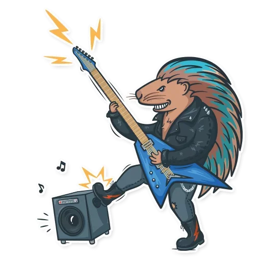 😙 Стикер «Бухой нарвал» для Telegram