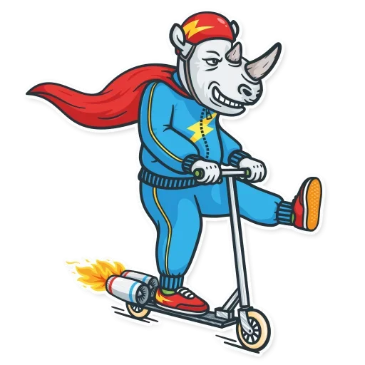 😚 Стикер «Бухой нарвал» для Telegram