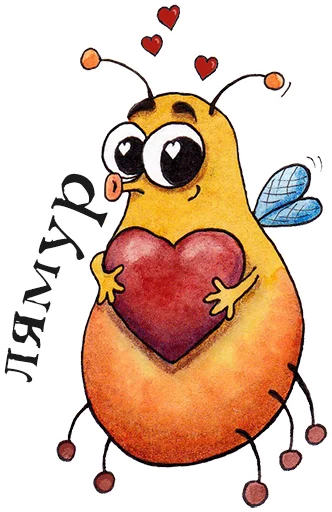 😍 Стикер «Мистер Букашик» для Telegram