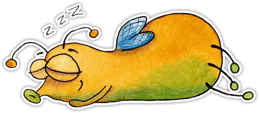 😴 Стикер «Мистер Букашик» для Telegram