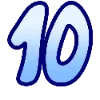 🔟 Эмодзи «Голубенькие буквы» для Telegram