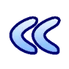 🎀 Эмодзи «Голубенькие буквы» для Telegram