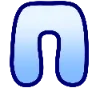 ✨ Эмодзи «Голубенькие буквы» для Telegram