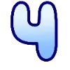 ✨ Эмодзи «Голубенькие буквы» для Telegram