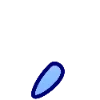 🎀 Эмодзи «Голубенькие буквы» для Telegram
